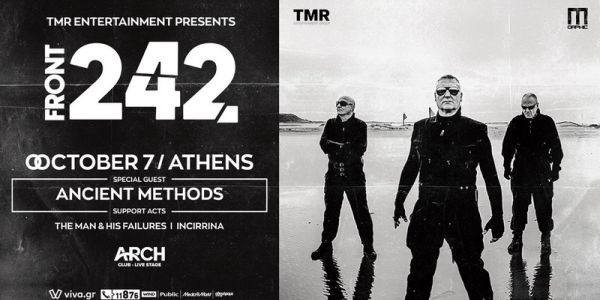 Οι FRONT 242 έρχονται στην Αθήνα και τη Θεσσαλονίκη